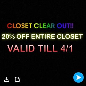 20% OFF ENTIRE STORE